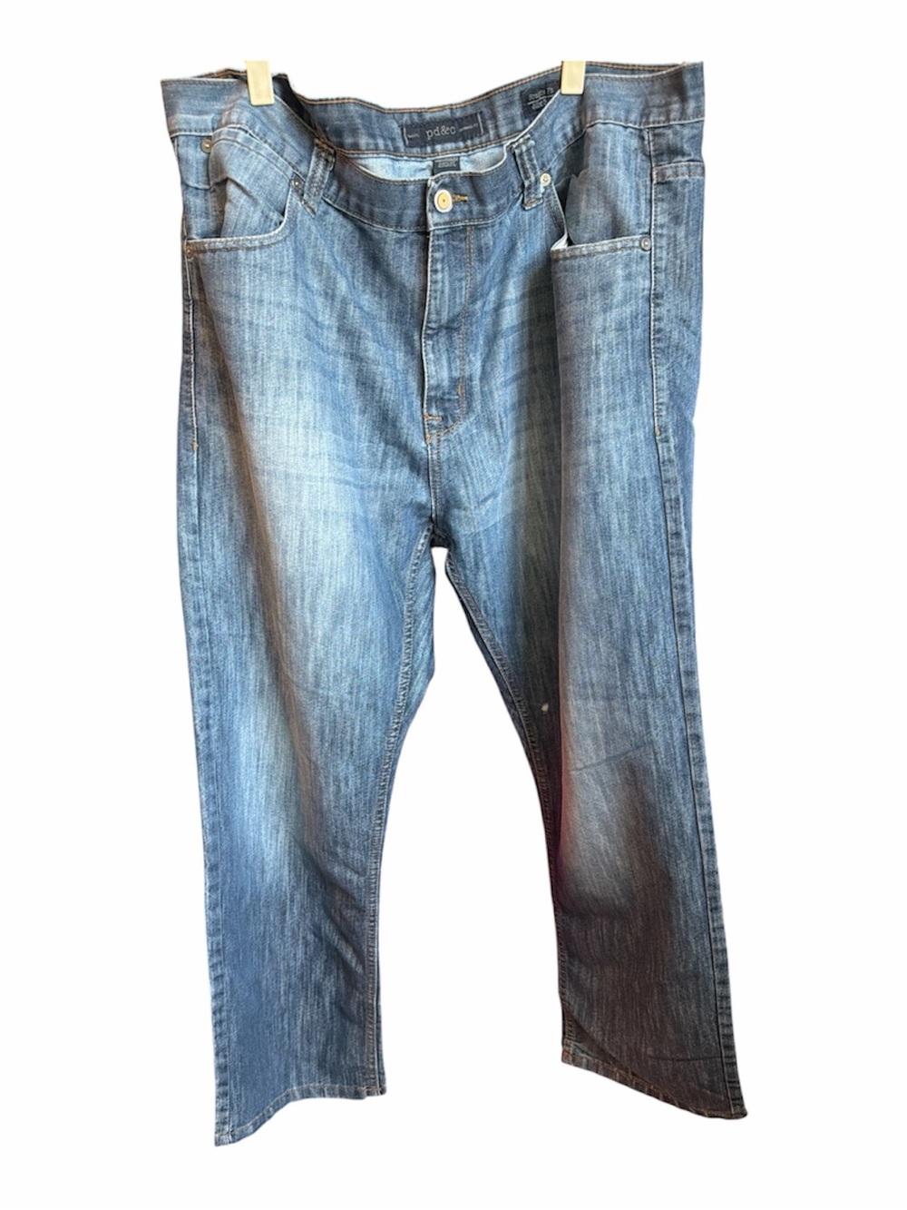 PD&C Relaxed Fit Men's Denim Jeans - Light Blue Wash 42x30